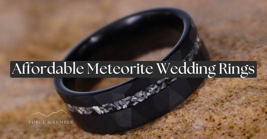 Celestial Love: How Affordable Meteorite Wedding Rings Can Elevate Your Special Day