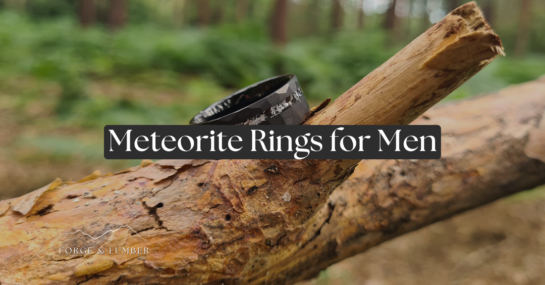 Celestial Unions: How Meteorite Rings for Men Are Redefining Wedding Bands