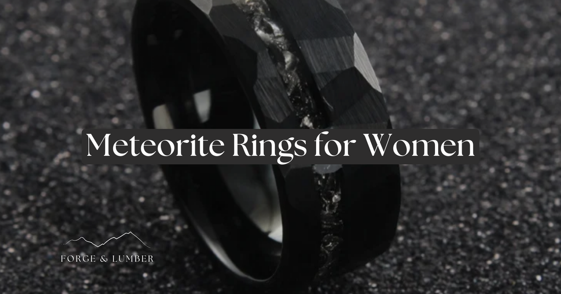 Cosmic Love: How Meteorite Rings for Women are Redefining Wedding Band Elegance