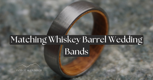 How Matching Whiskey Barrel Wedding Bands Elevate Your Love Story