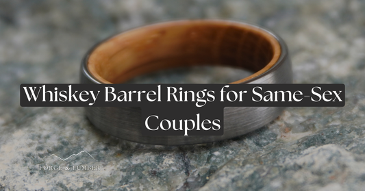 Celebrating Love: 5 Exquisite Whisky Barrel Rings for Same-Sex Couples