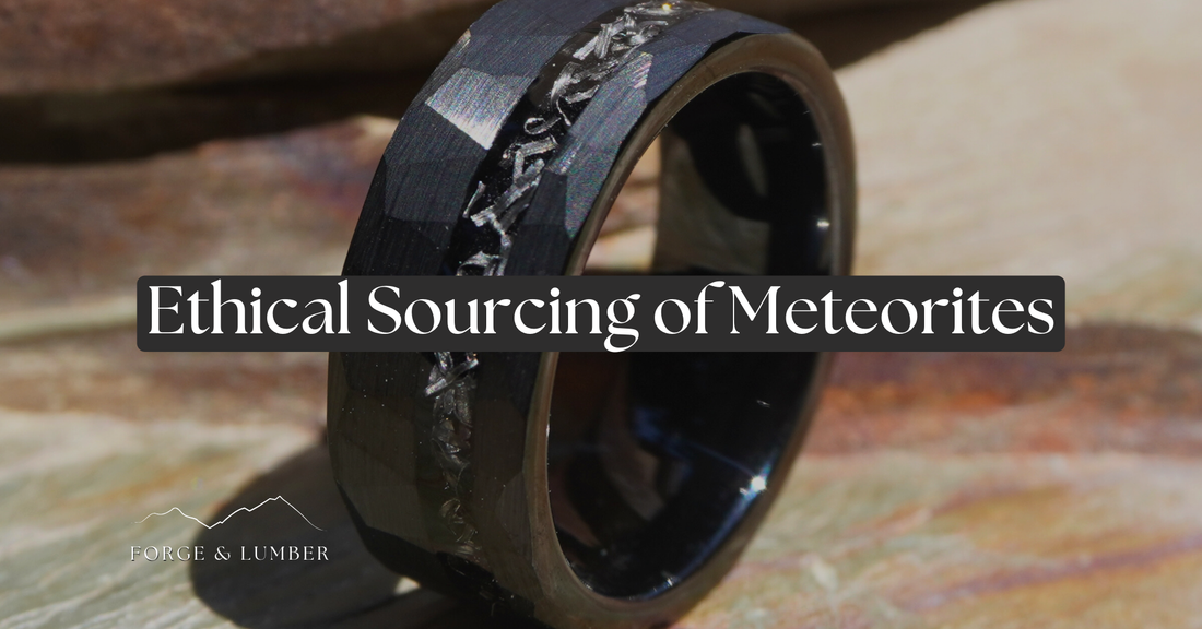 The Cosmic Connection: How Ethically Sourced Meteorite Wedding Rings Elevate Your Love Story