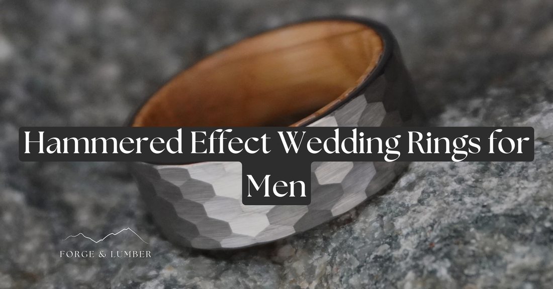 Hammered Wedding Rings for Men: Titanium vs Tungsten, Fit and Sizing