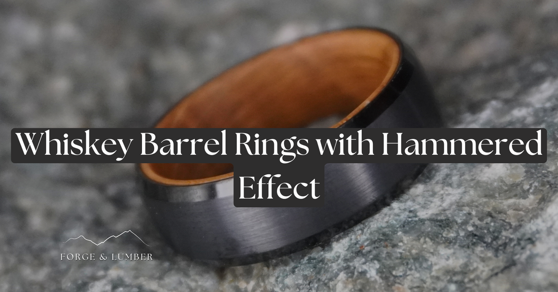 Hammered Elegance: How Whiskey Barrel Rings Are Redefining Wedding Band Traditions