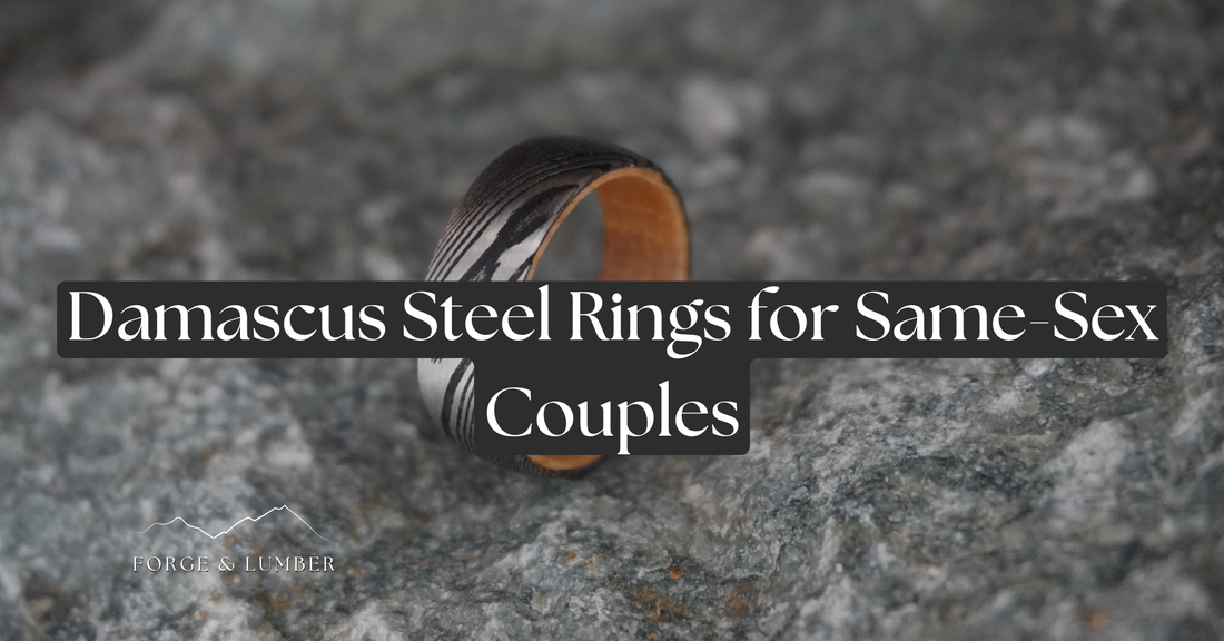 How Damascus Steel Rings Are Redefining Commitment for Same-Sex Couples