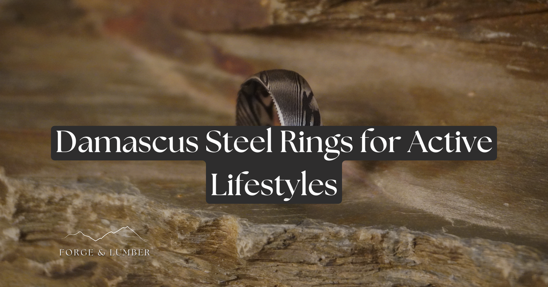 How Damascus Steel Rings Are Revolutionising Wedding Bands for Active Couples