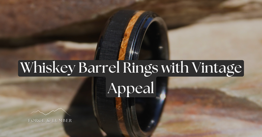 Whiskey Barrel Rings: The Perfect Blend of Vintage Charm and Modern Love