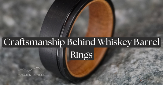 The Whisky Barrel Ring Revolution: How Forge & Lumber's Craftsmanship is Redefining Wedding Bands