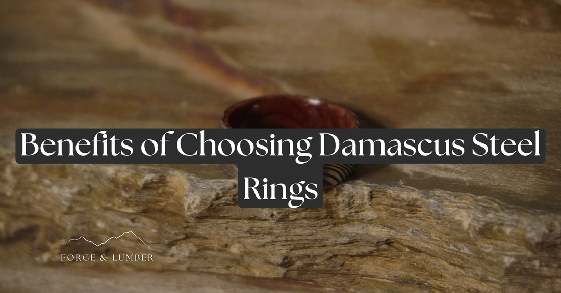 The Ripple Effect: How Damascus Steel Rings Are Revolutionising Wedding Band Choices