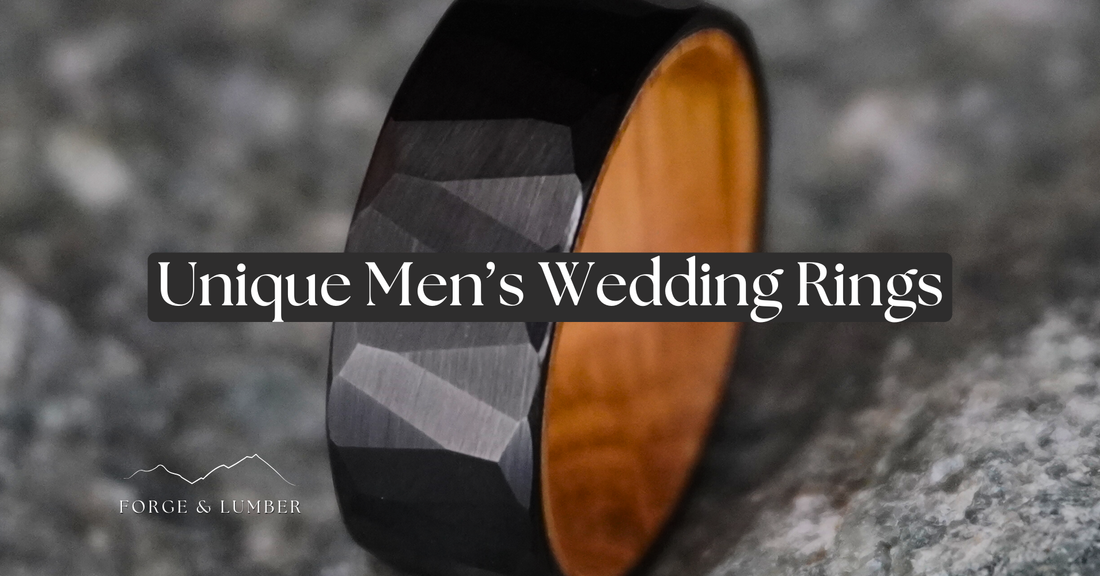 Unveiling the Extraordinary: 4 Unique Men's Wedding Rings That Redefine Tradition