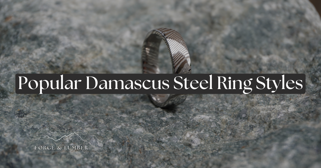 Popular Damascus Unveiling the Artistry: 5 Damascus Steel Wedding Rings That Will Captivate Your HeartSteel Ring Styles