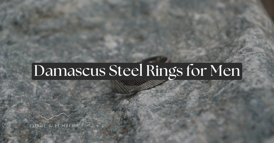 The Art of Love: How Damascus Steel Rings Are Redefining Men's Wedding Bands