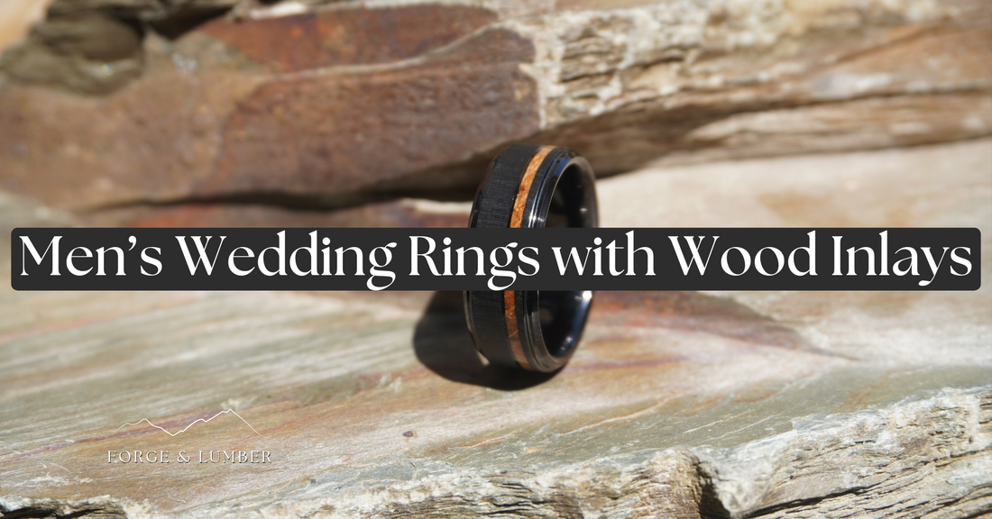 The Timeless Allure of Men's Wedding Rings with Koa Wood Inlays: A Symphony of Strength and Natural Beauty