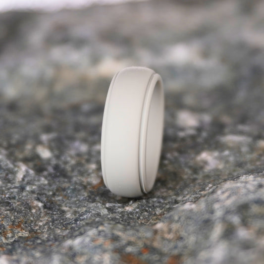 Forge and Lumber Grey Silicone Ring