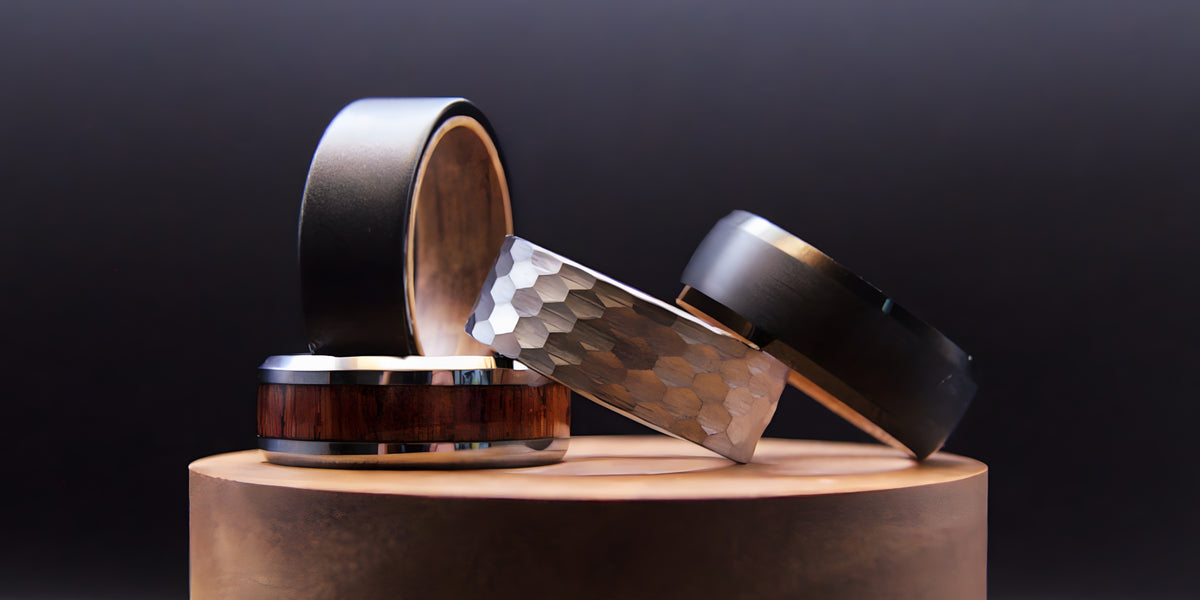 Forge Large Rings Forge & Lumber: Crafting One-of-a-Kind Unique Wedding Rings – Forge and ...