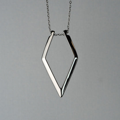 18K gold plated ring holder necklace with adjustable chain, anti-tarnish finish by Forge and Lumber