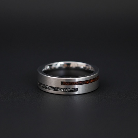 Forge and Lumber Impact 6mm ring. Professional product shot of a 6mm band.